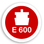 E - 600 Клас навантаження Е - 600 (60000 кг)