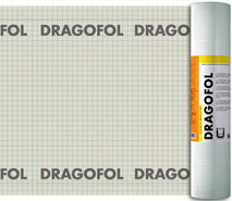 DRAGOFOL - армована гідроізоляційна плівка для холодних дахів та утеплених дахів з двома вентеляційними зазорами.