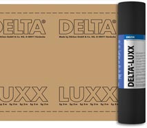 DELTA®-LUXX - пароізоляційна плівка з обмеженою паропроникністю для похилих дахів та стін.