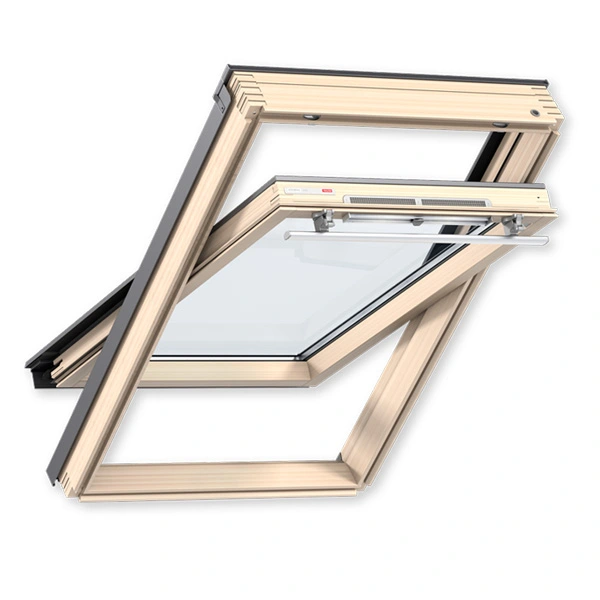 Переваги моделі мансардного вікна VELUX Optima Стандарт GZR3050. Ручка зверху